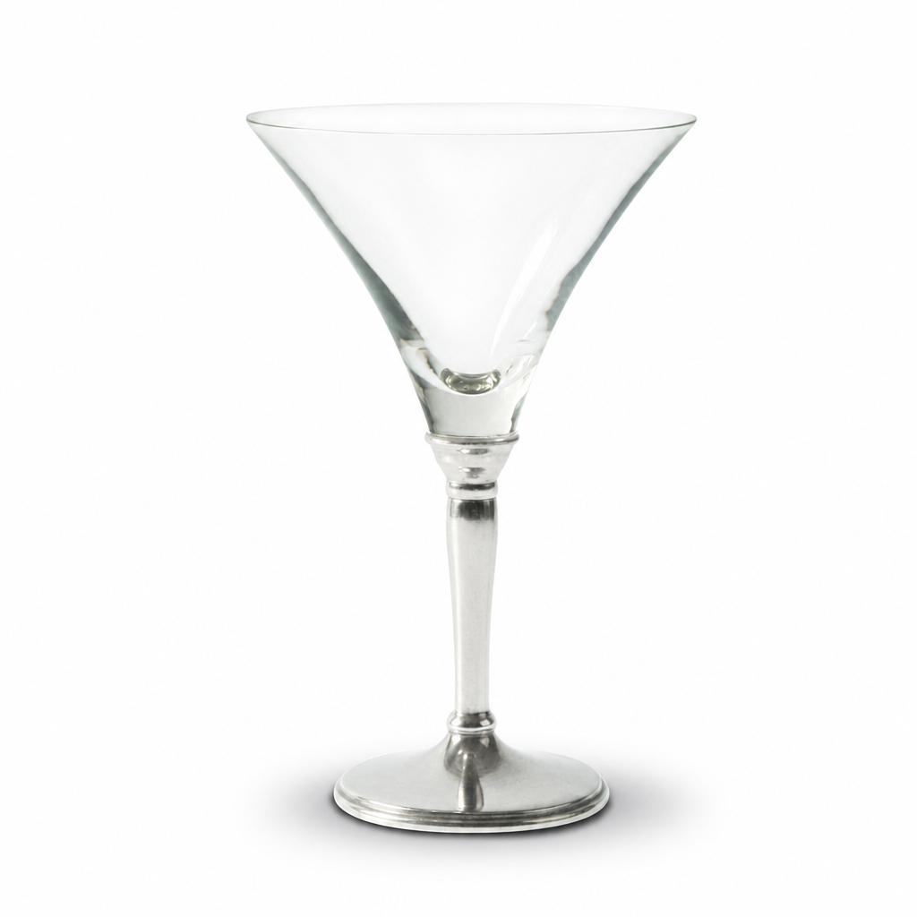 Classic Pewter Stem Cocktail Glass 1
