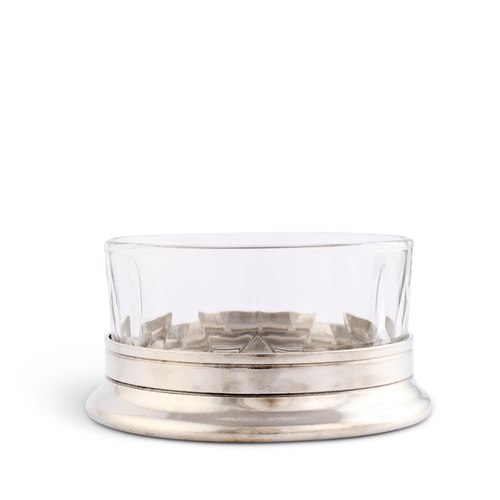 Nut Bowl Hatched Glass