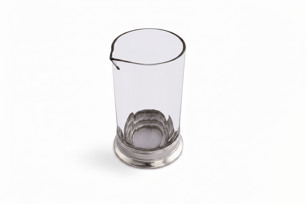Mixing Pitcher and Stirrer - Hatched Glass 8