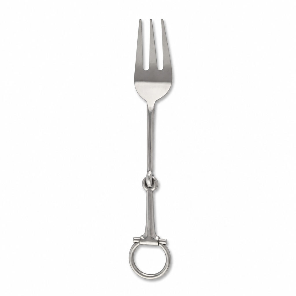 Bit Serving Fork - Stainless Steel Matt Silver 10