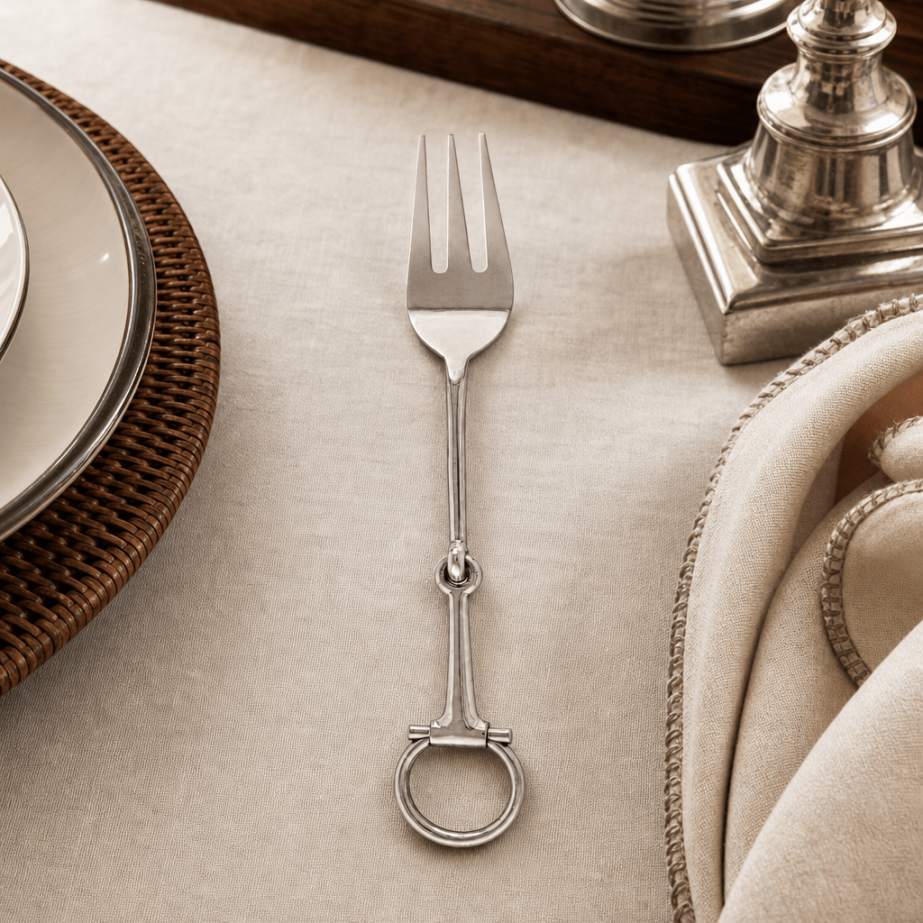 Bit Serving Fork - Stainless Steel Matt Silver 3