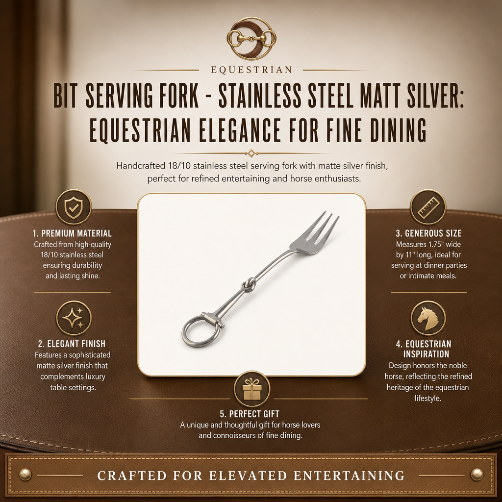 Bit Serving Fork - Stainless Steel Matt Silver 11