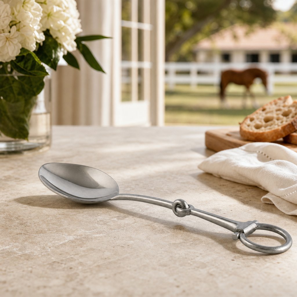Bit Serving Spoon - Stainless Steel Matt Silver 7