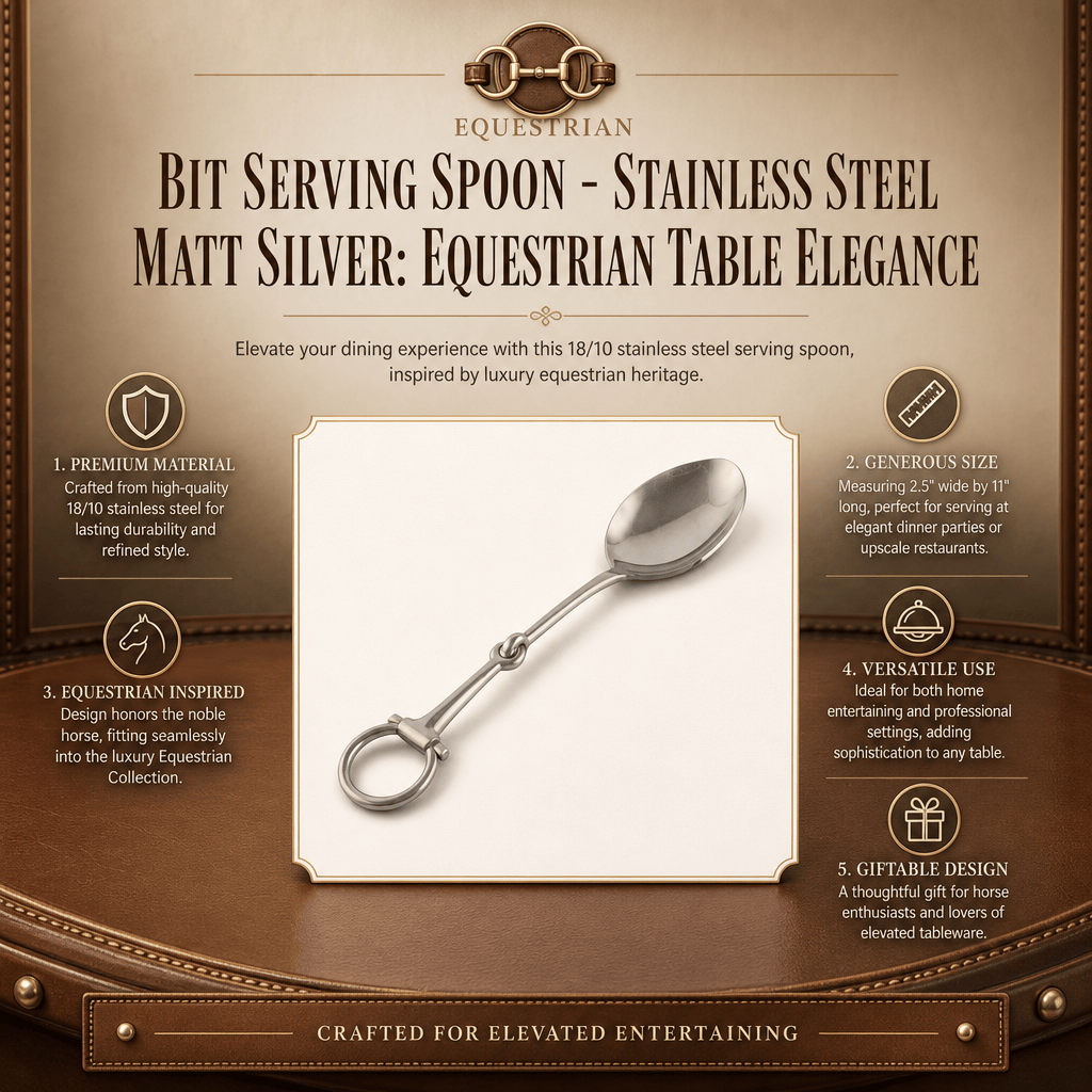 Bit Serving Spoon - Stainless Steel Matt Silver 8