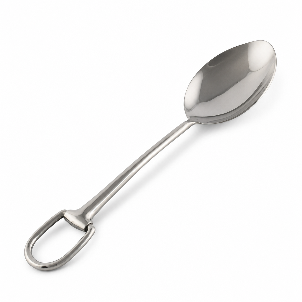 Stirrup Serving Spoon - Stainless Steel Matte Silver 1