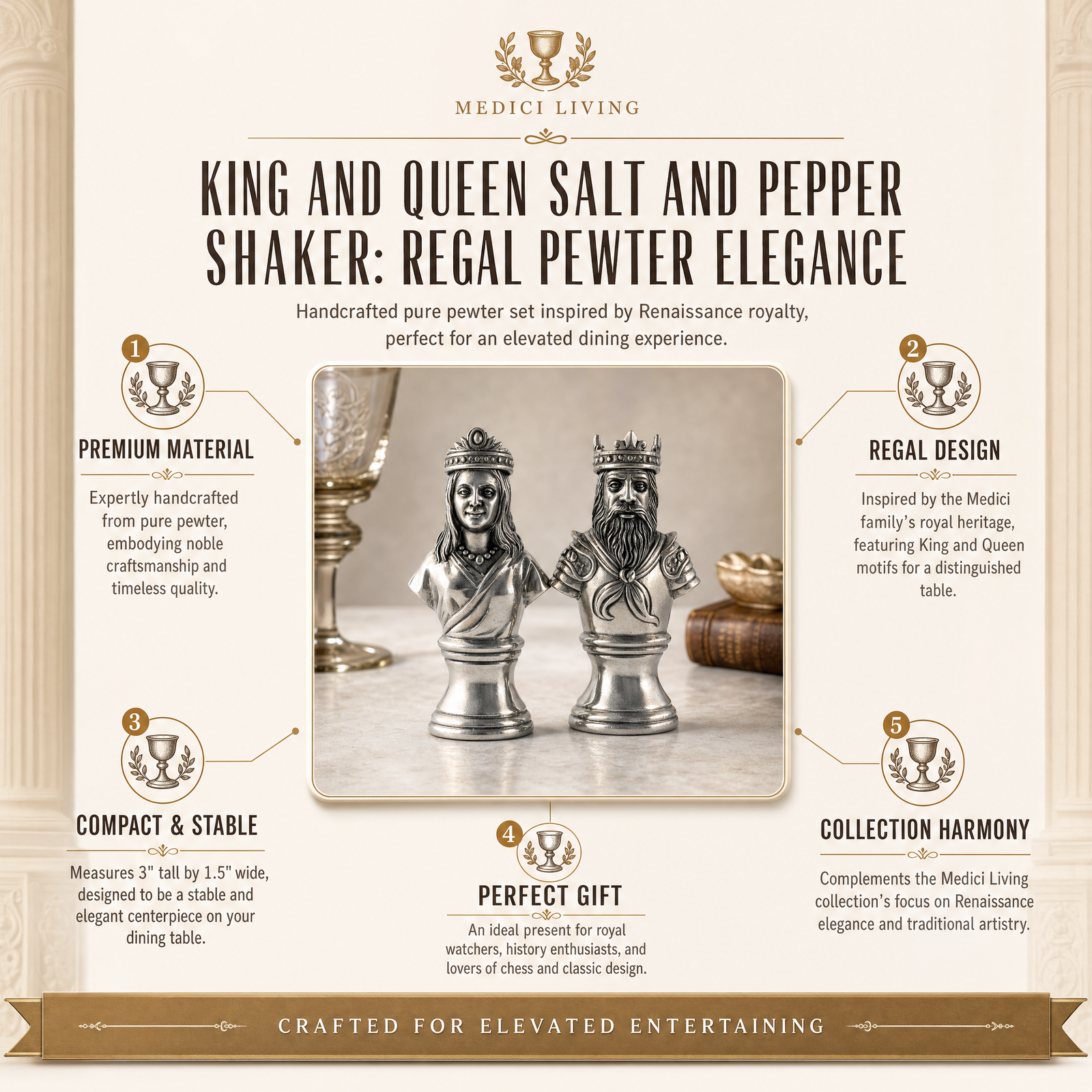 King and Queen Salt and Pepper Shaker 10