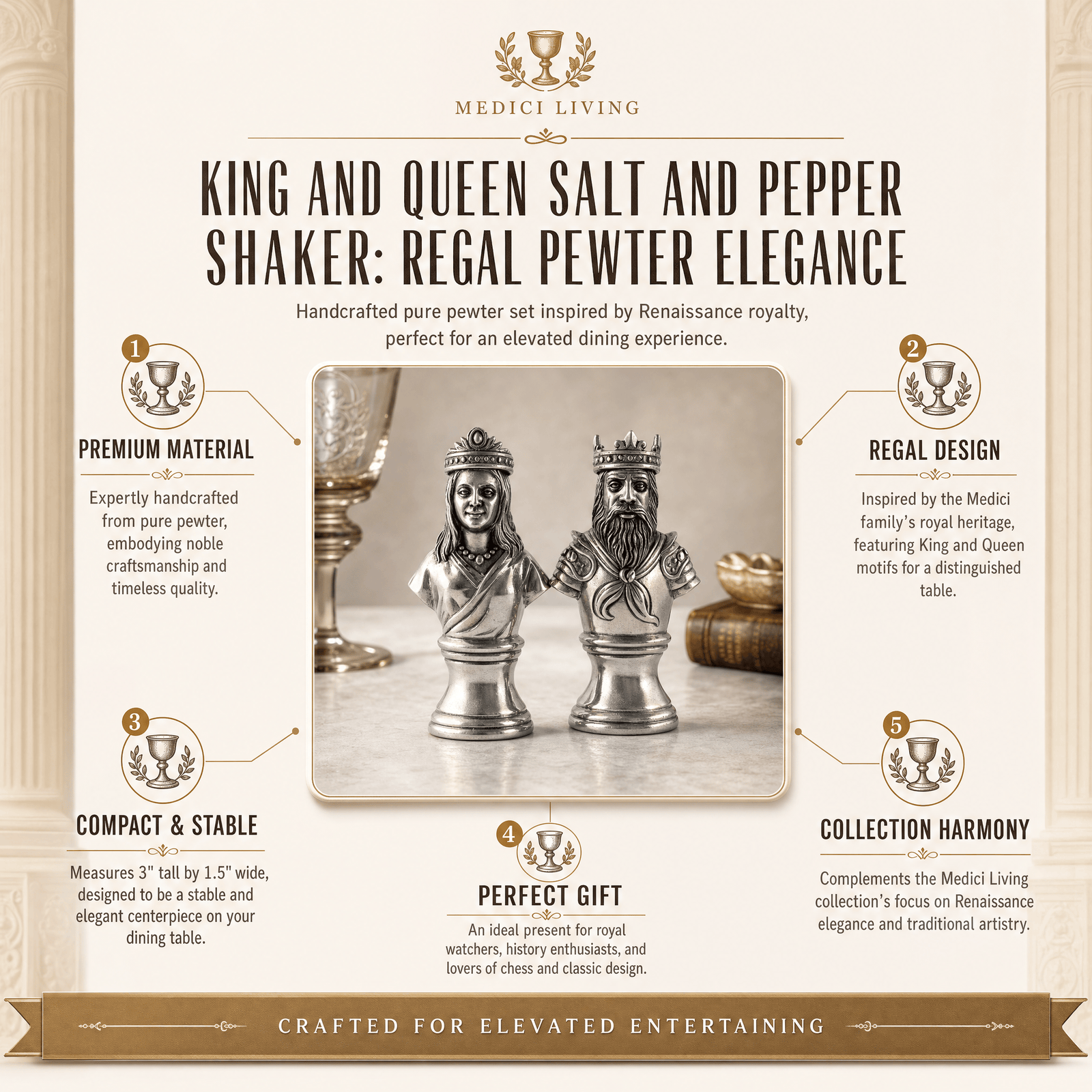 King and Queen Salt and Pepper Shaker 10