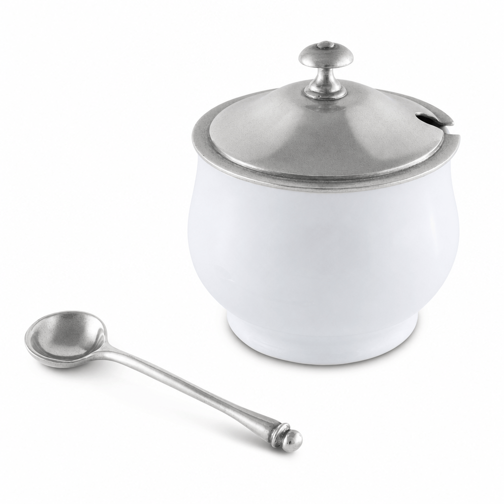 Classic Sugar Bowl and Spoon 1