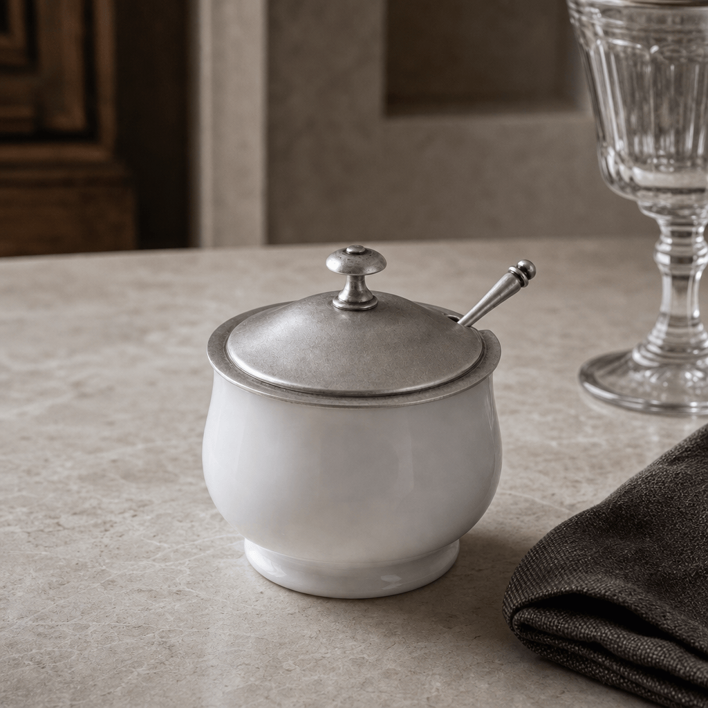 Classic Sugar Bowl and Spoon 3