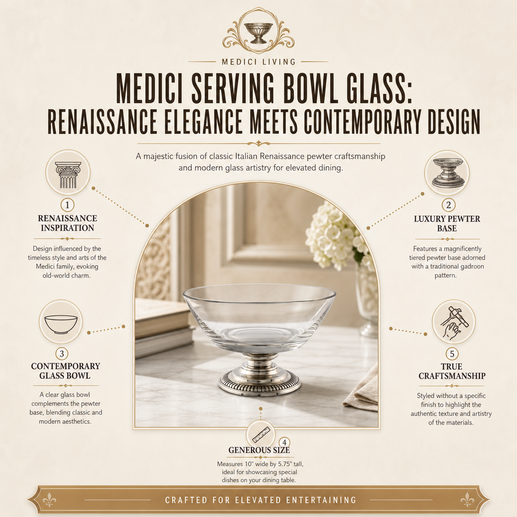 Medici Serving Bowl Glass 4