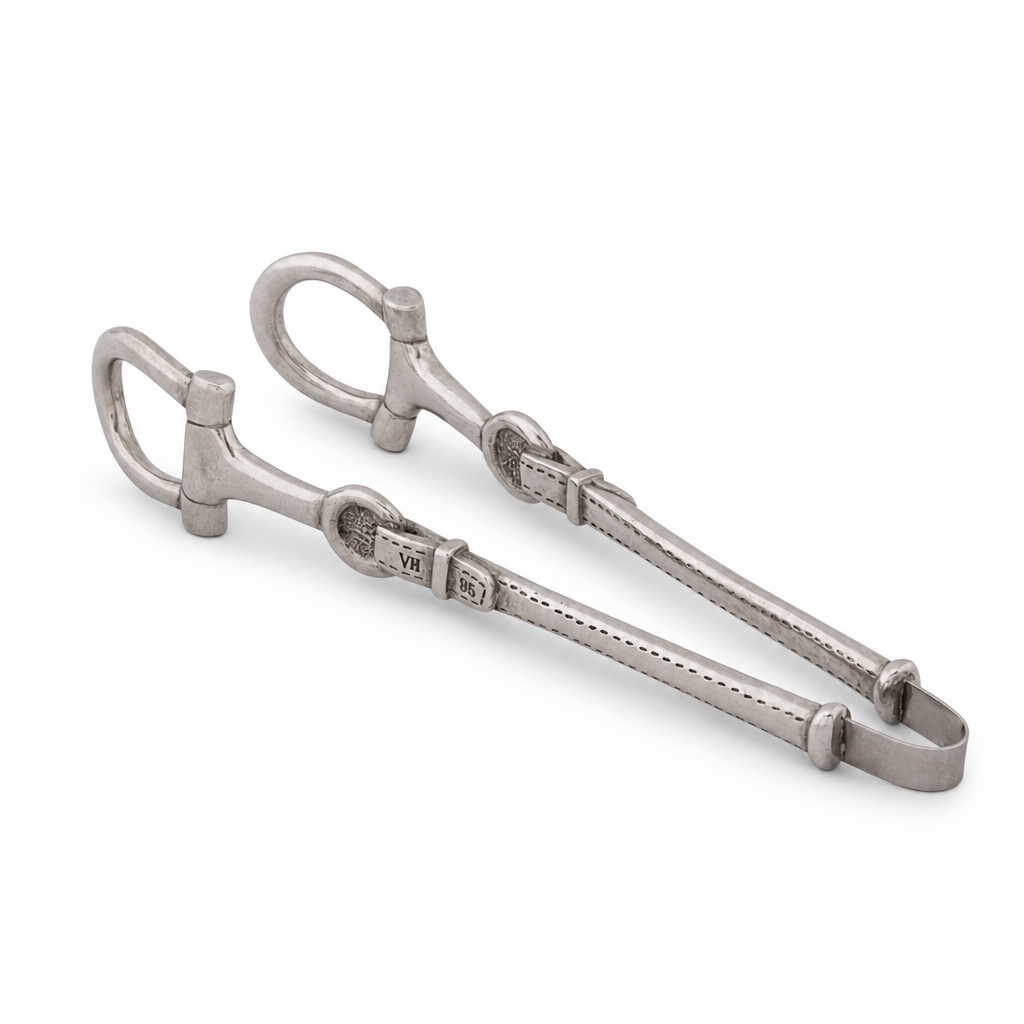 Equestrian Pewter Bit Ice Tong 1