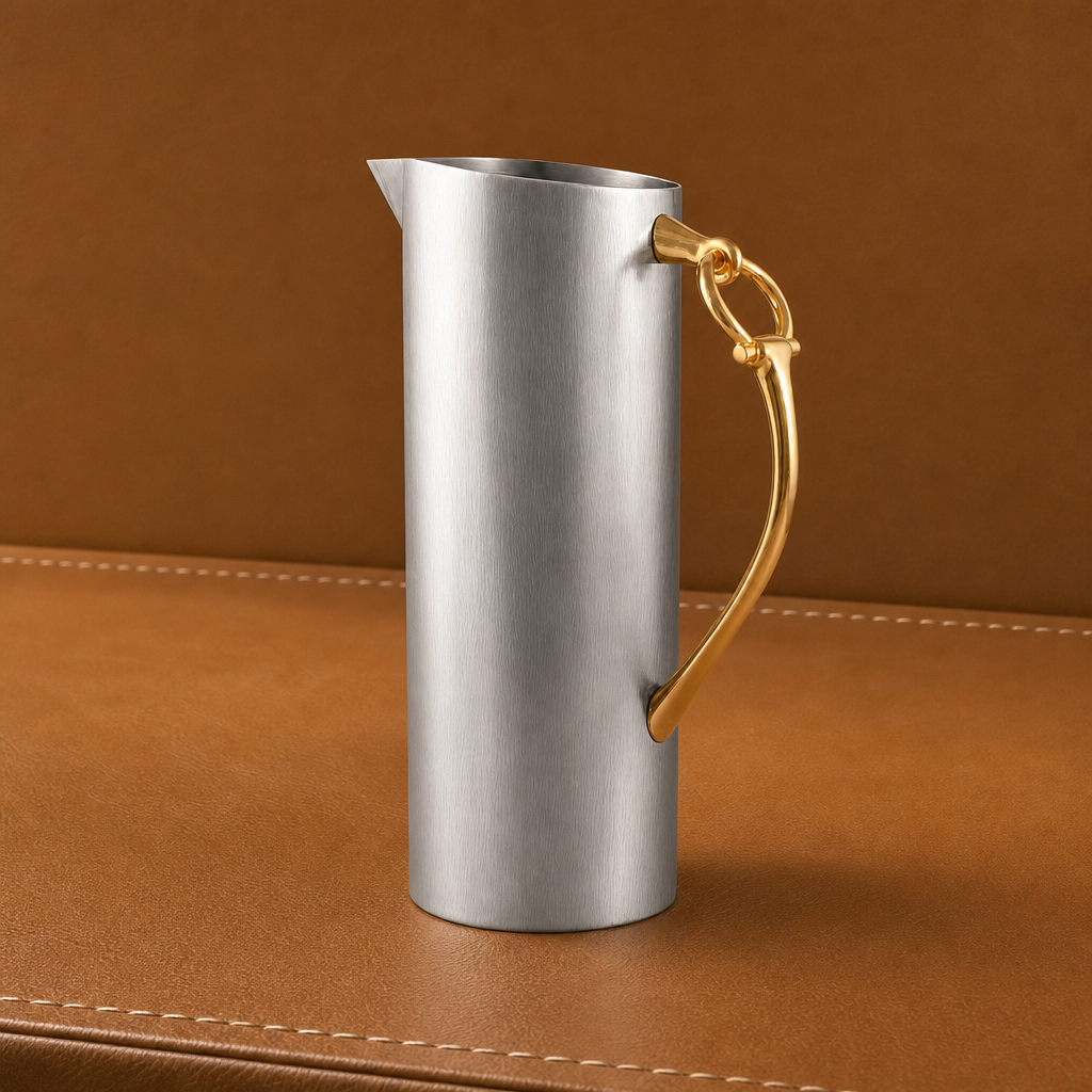 Equestrian Bit Handle Stainless Steel Pitcher 2