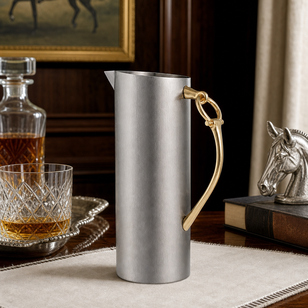 Equestrian Bit Handle Stainless Steel Pitcher 2