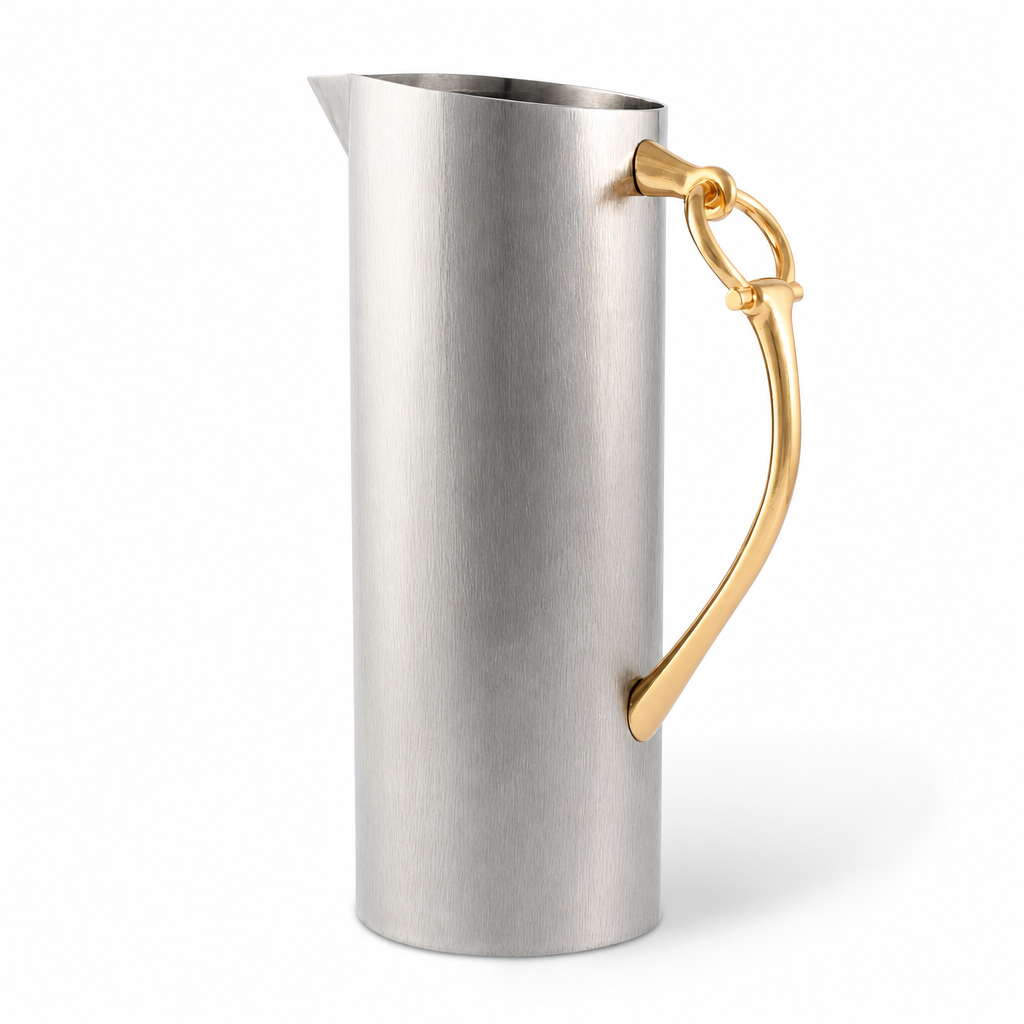 Equestrian Bit Handle Stainless Steel Pitcher 1