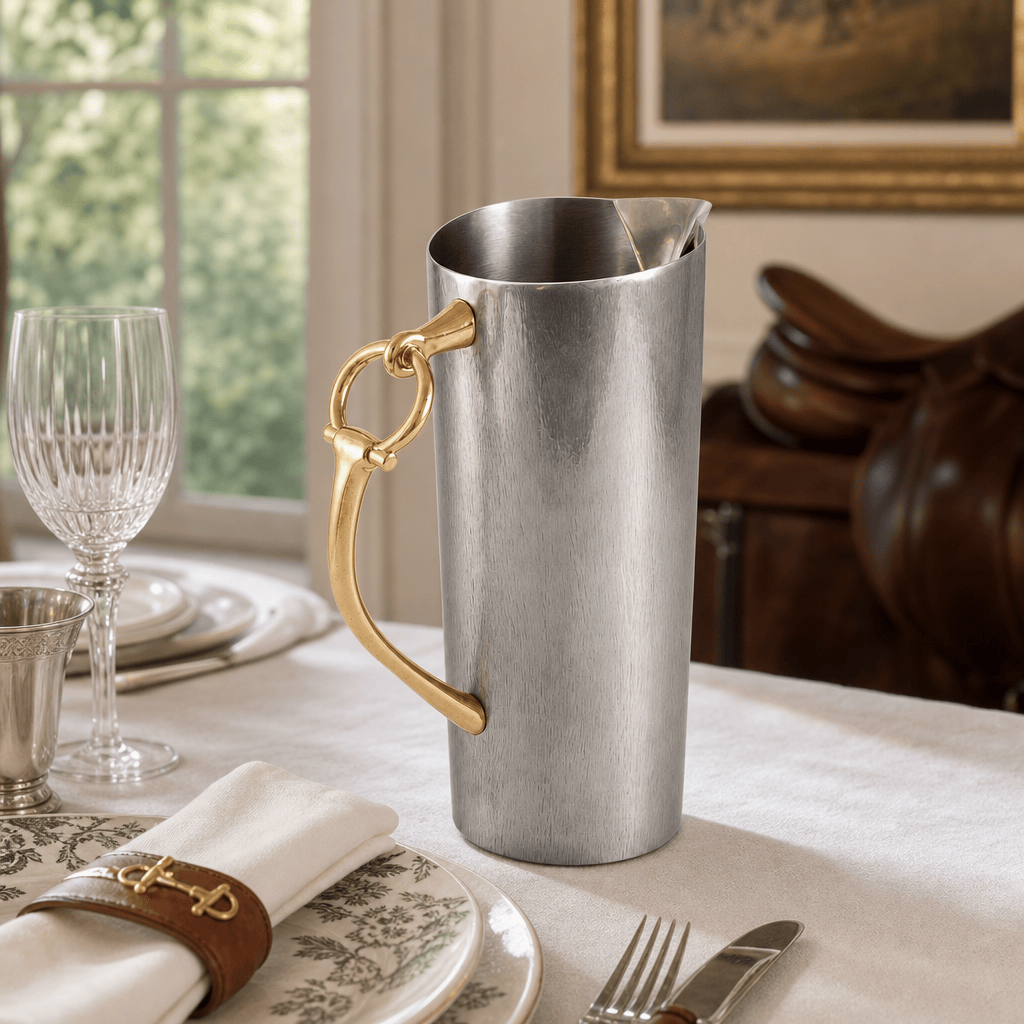 Equestrian Bit Handle Stainless Steel Pitcher 5