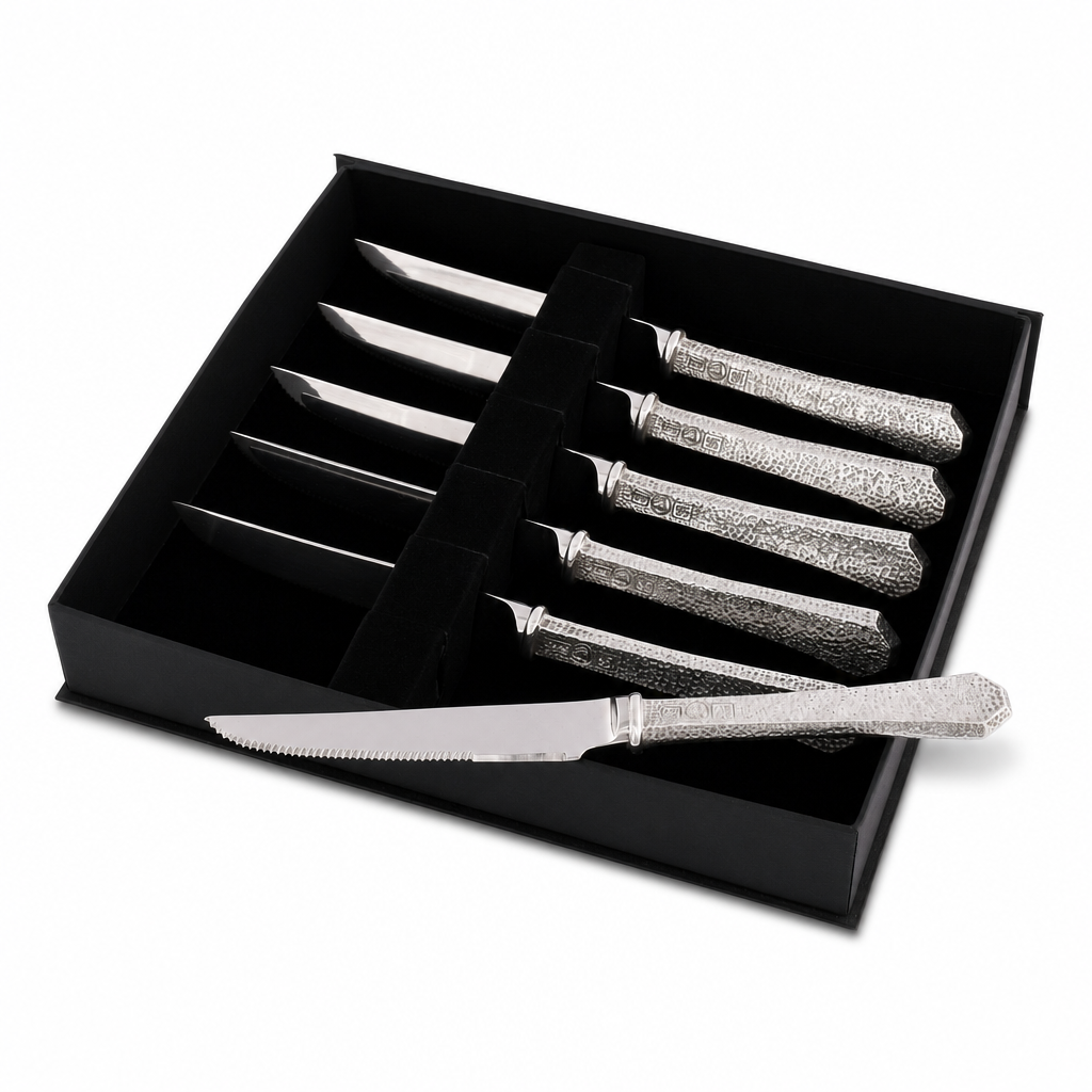 Hammered Steak Knife Set 1