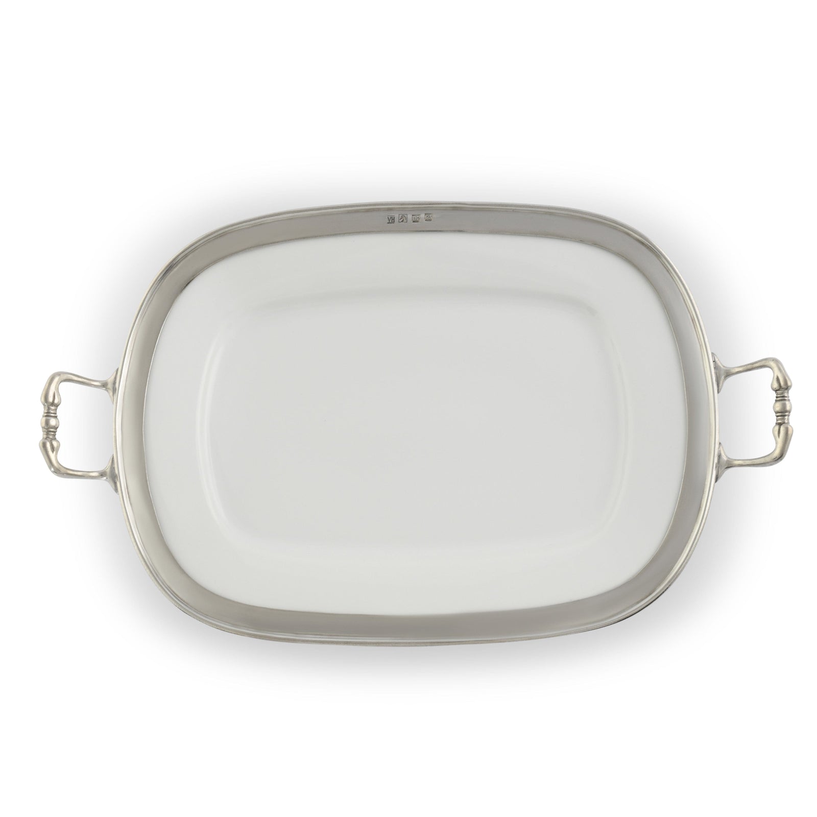 Rectangle Tray Porcelain with Handles