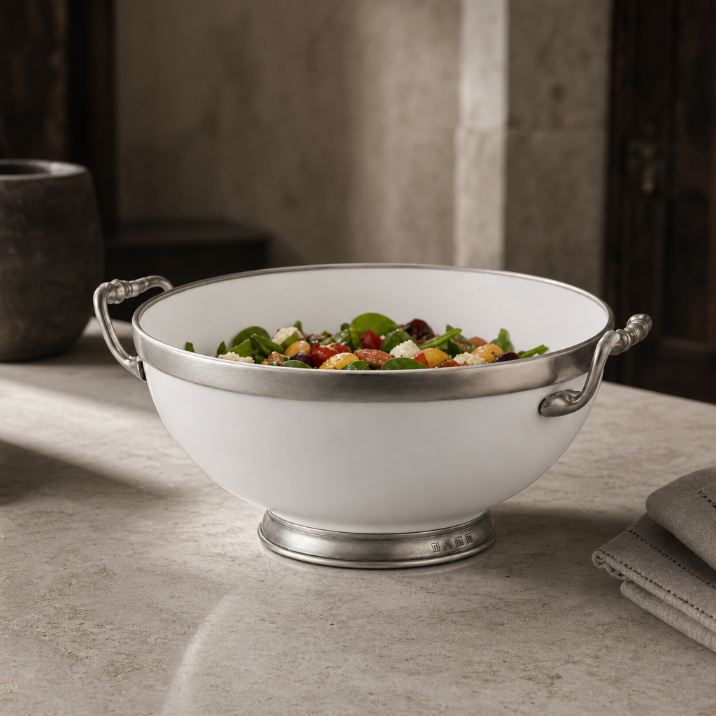 Serving Bowl Porcelain with Handles 3