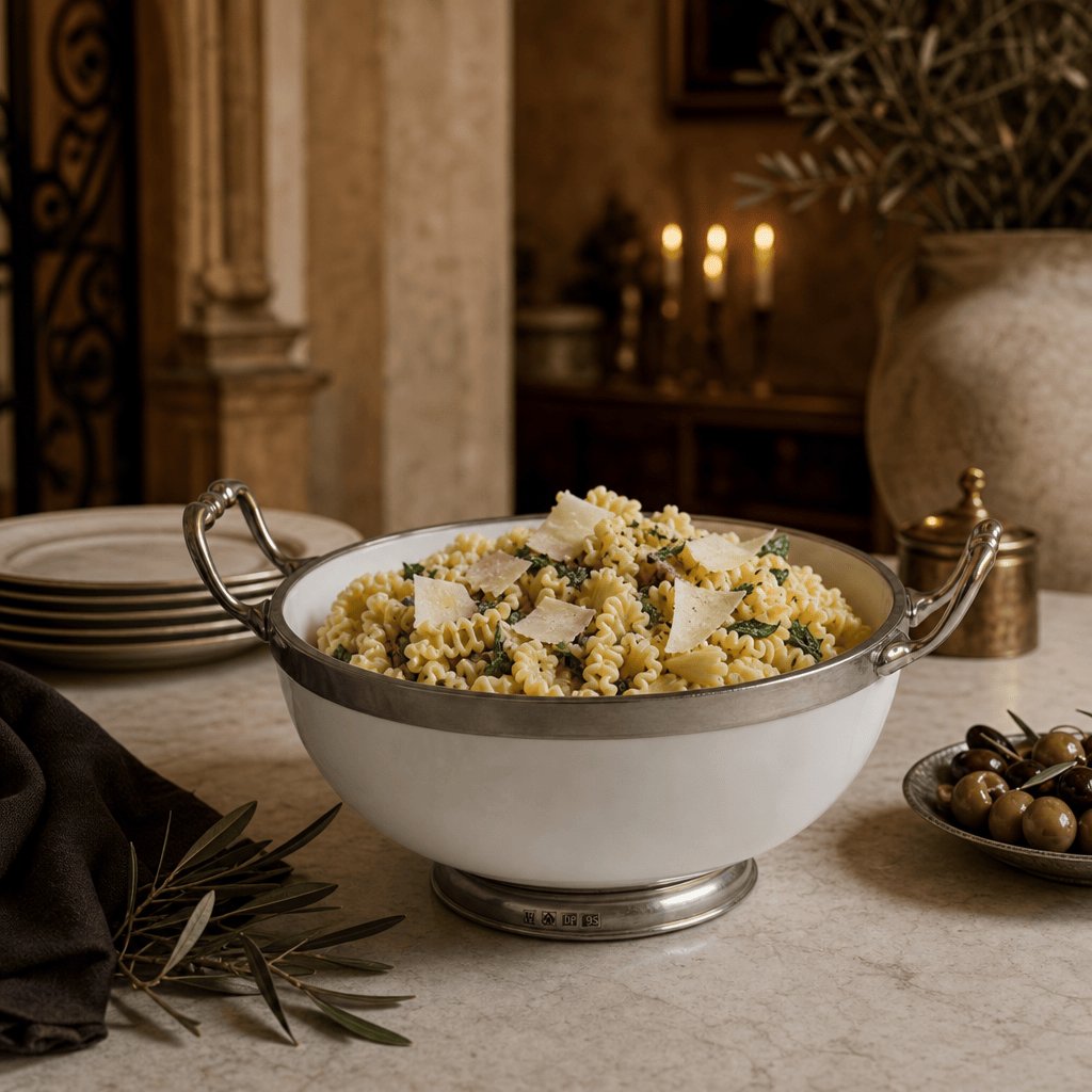 Serving Bowl Porcelain with Handles 9
