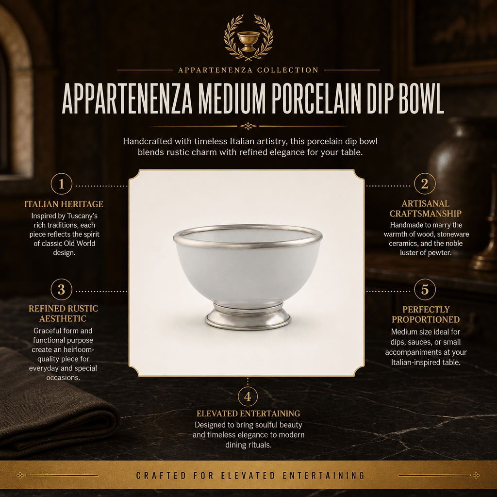 Dip Bowl Porcelain - Med 11