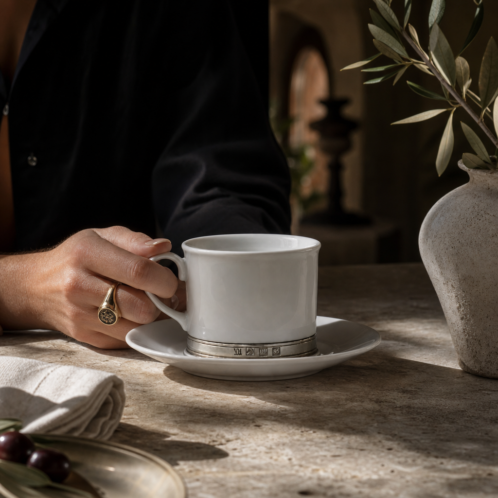 Cappuccino/Tea Cup with Saucer 6