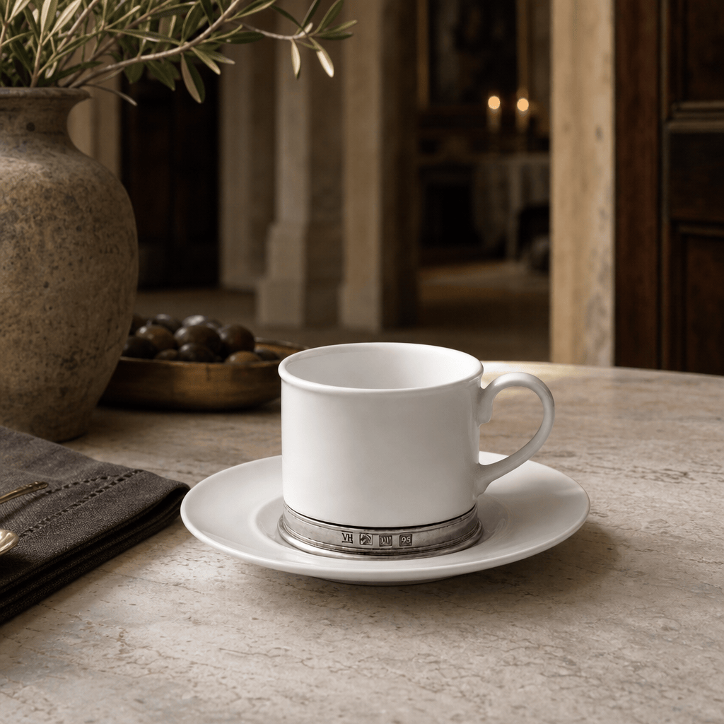 Cappuccino/Tea Cup with Saucer 9