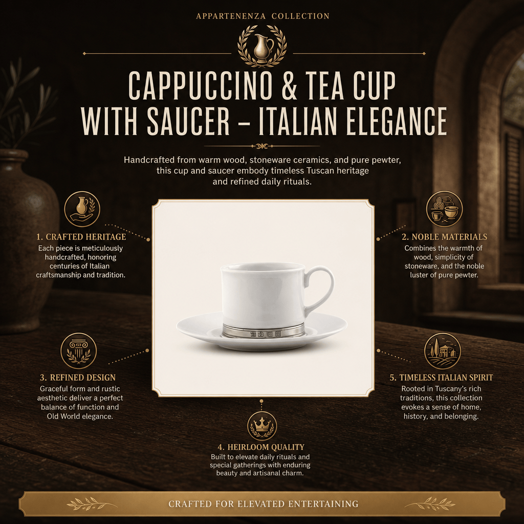 Cappuccino/Tea Cup with Saucer 11