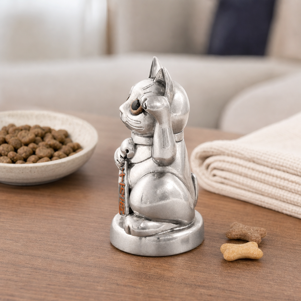 Lucky Cat Pewter Bottle Opener 5