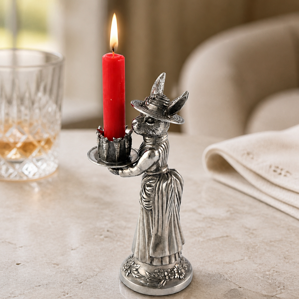 Lady Hare Short Candlestick 4