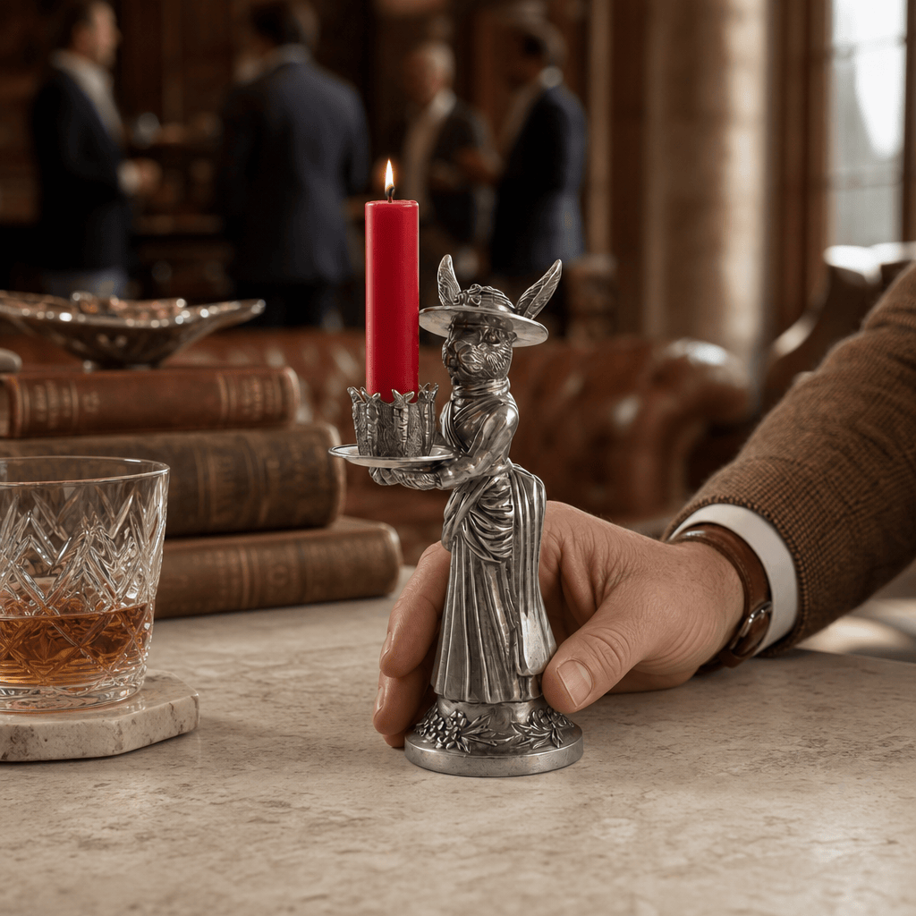 Lady Hare Short Candlestick 6
