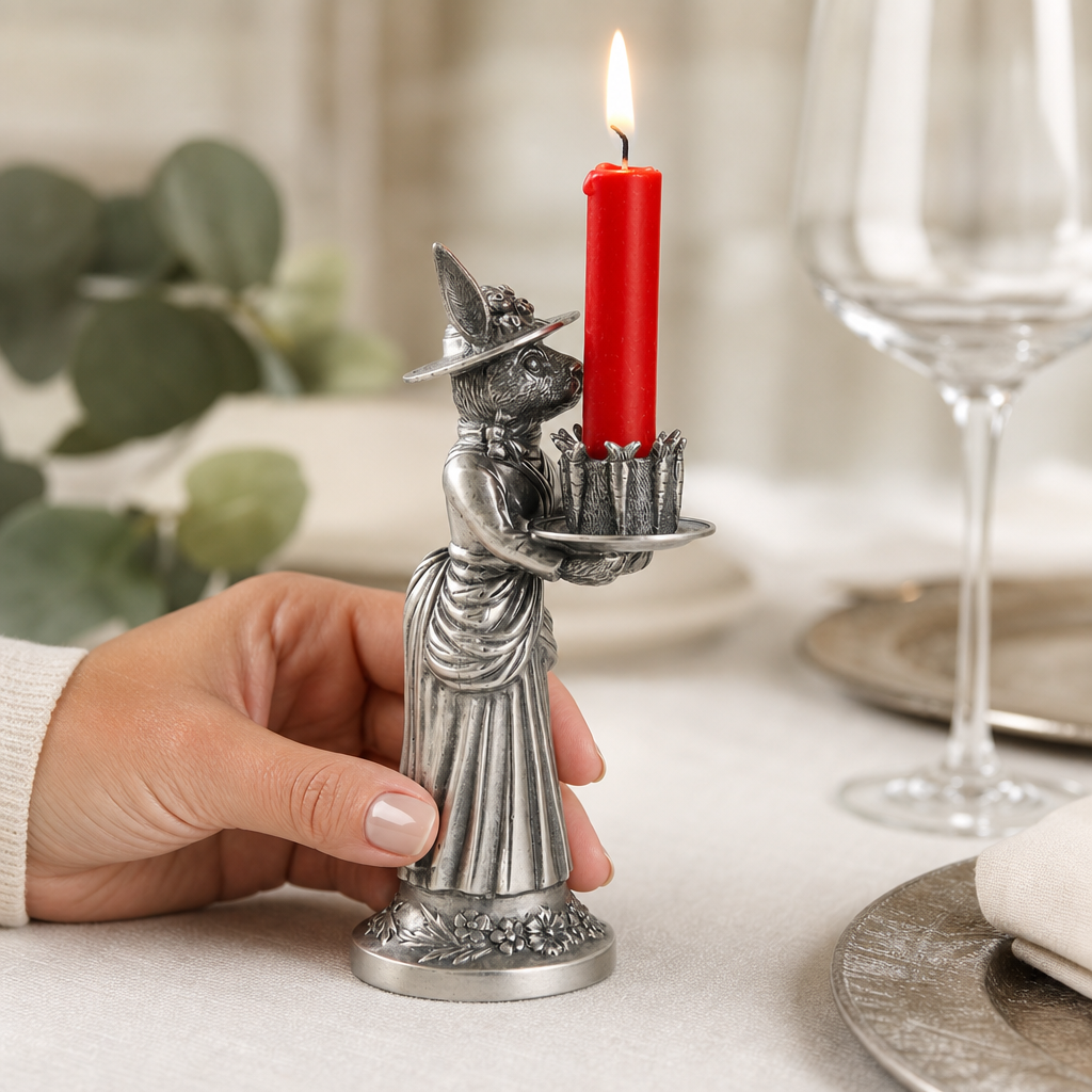 Lady Hare Short Candlestick 7