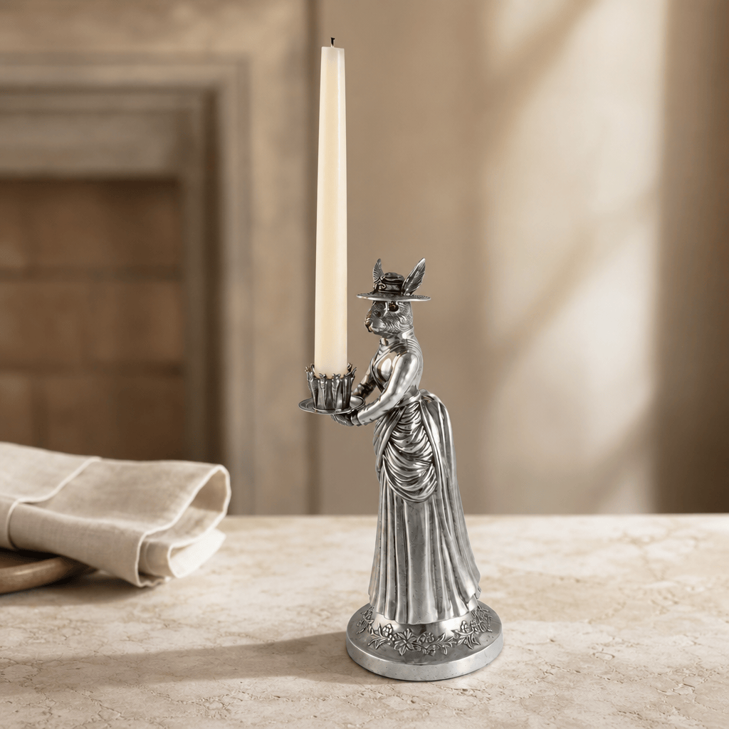 Lady Hare Tall Candlestick 4
