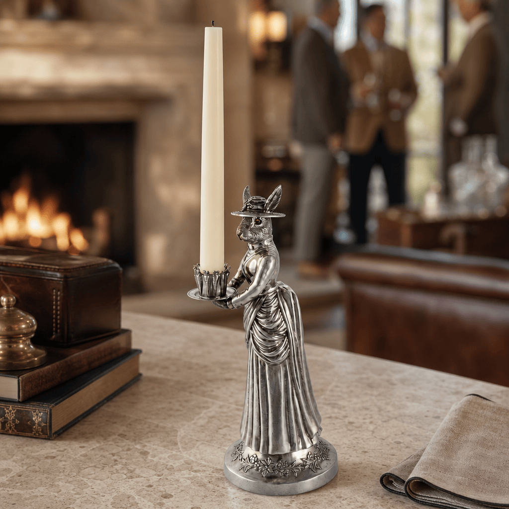 Lady Hare Tall Candlestick 7