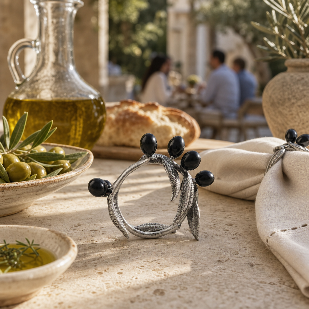 Olive Napkin Ring 8
