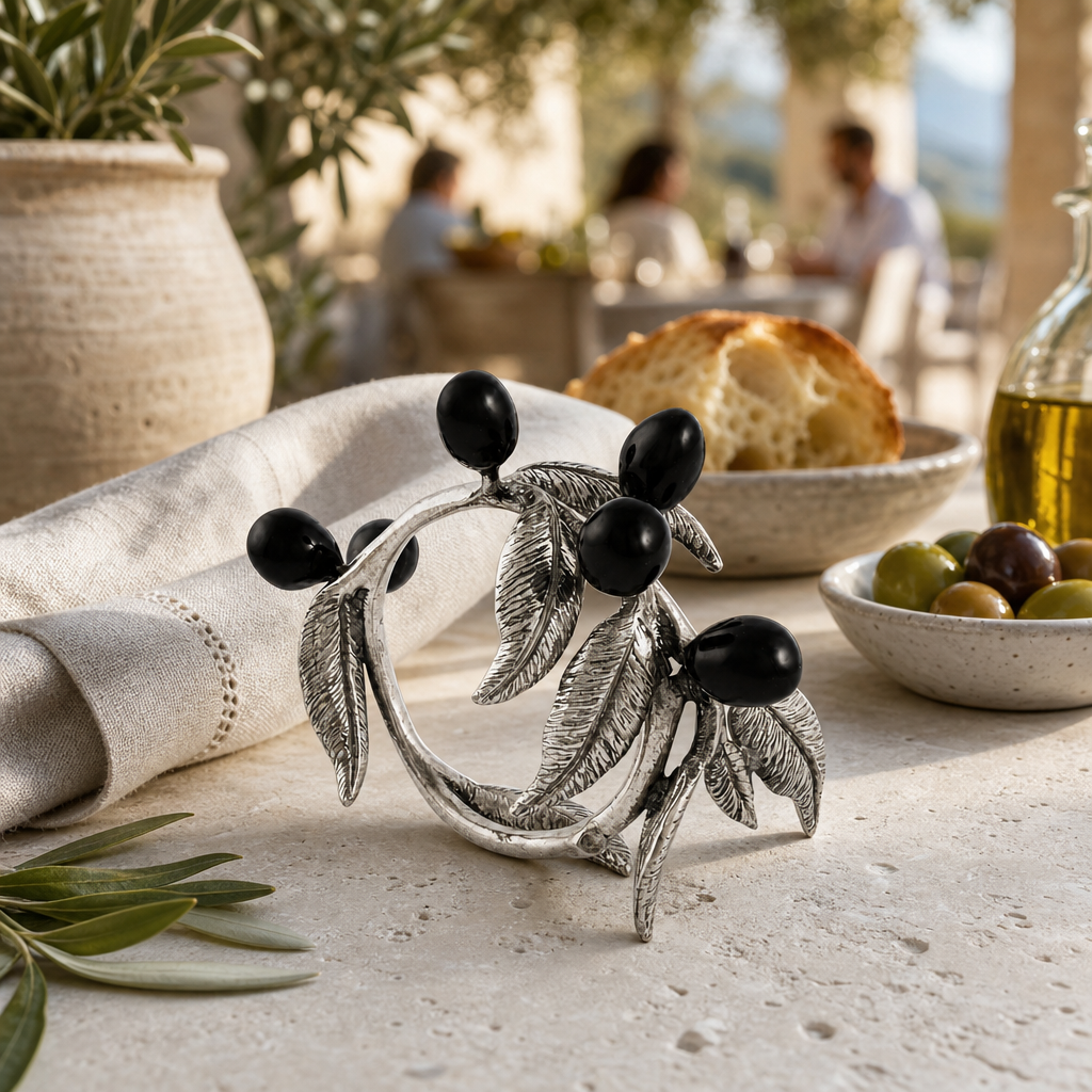 Olive Napkin Ring 7