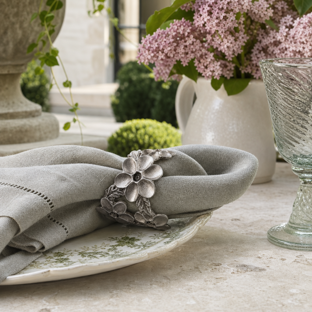 Lilacs Napkin Ring 9