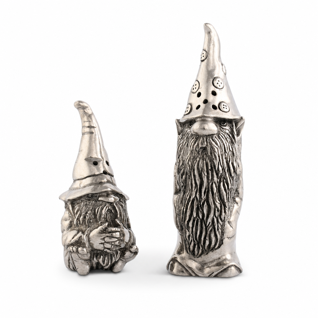 Gnome Pewter Salt and Pepper 1