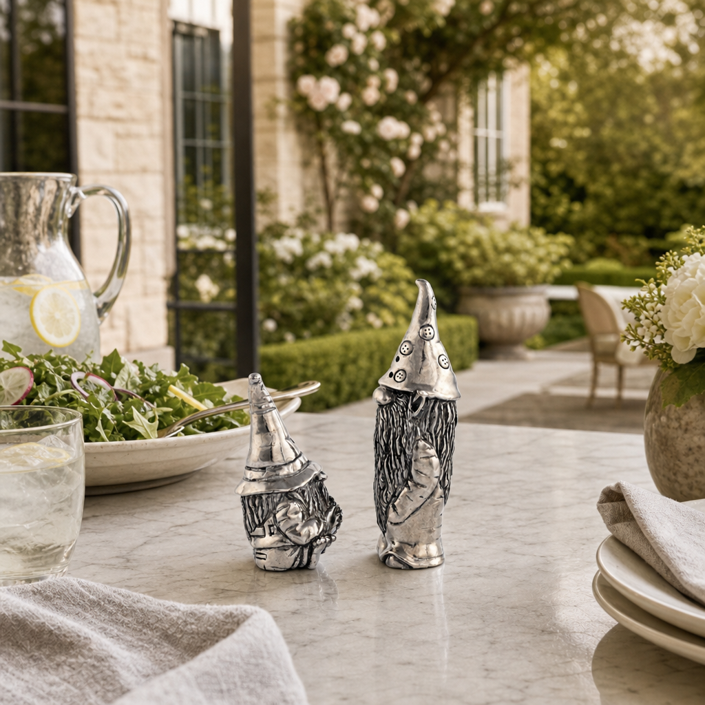 Gnome Pewter Salt and Pepper 7