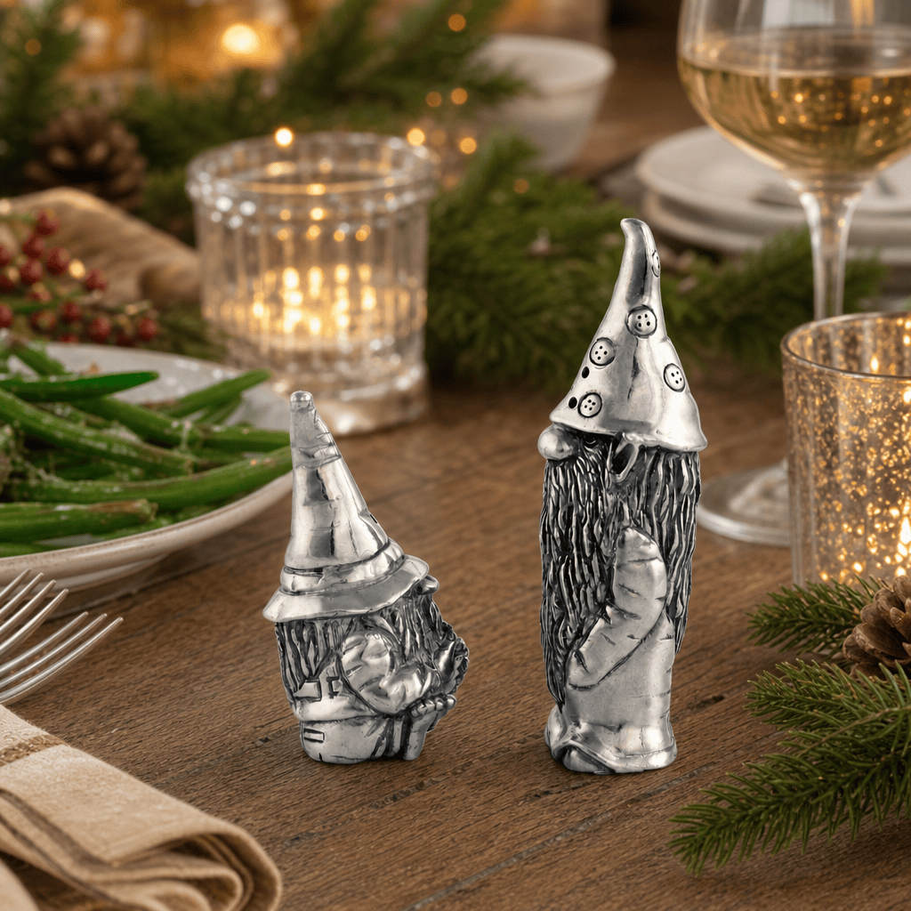 Gnome Pewter Salt and Pepper 4