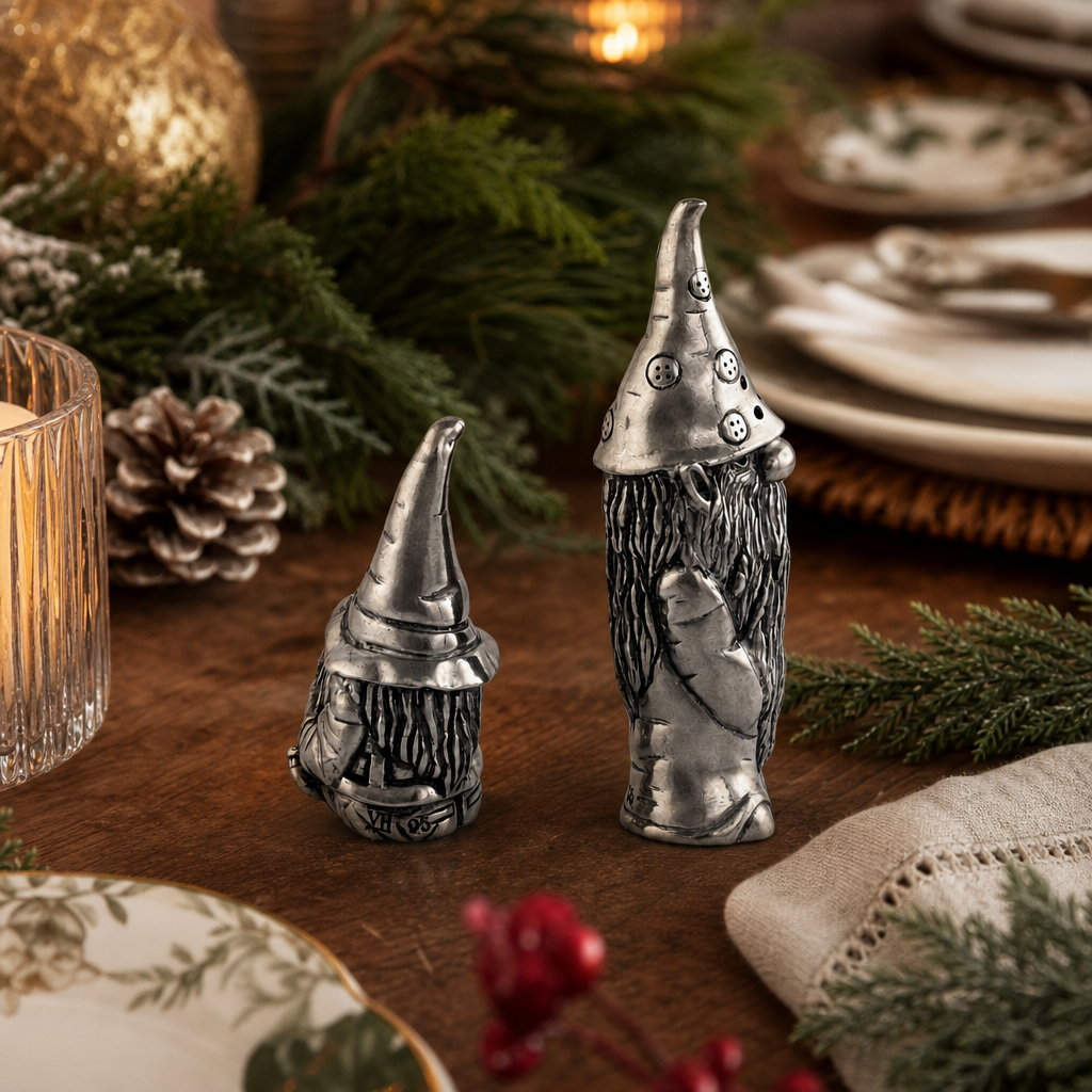 Gnome Pewter Salt and Pepper 5