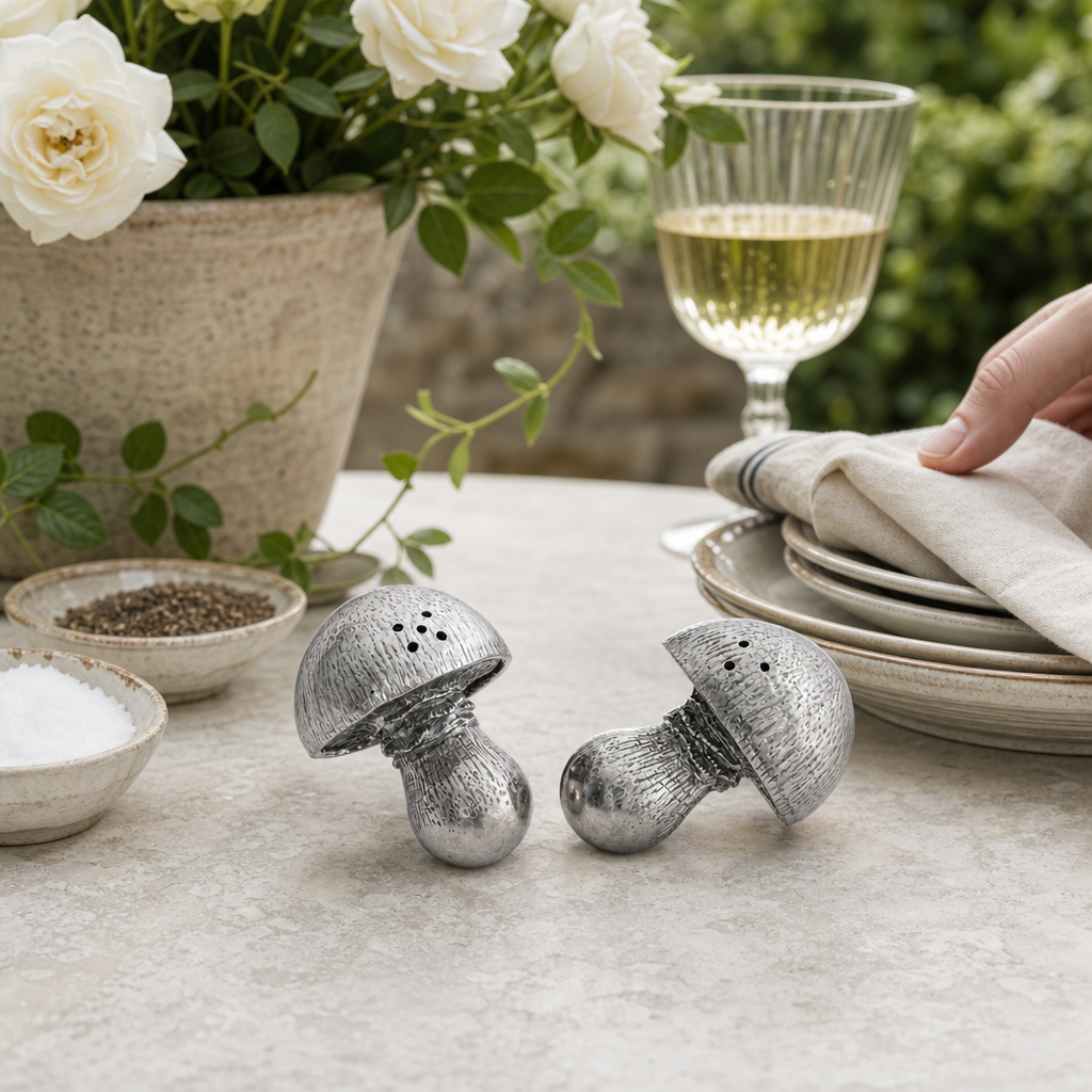 Mushroom Salt & Pepper Set 6