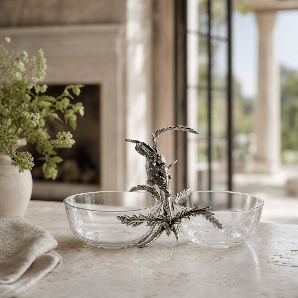 Rabbit / Carrot Double Dish Condiment Server 4