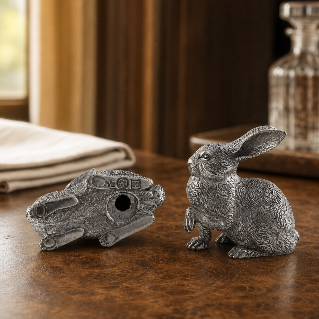 Wild Hare Salt and Pepper Set 4