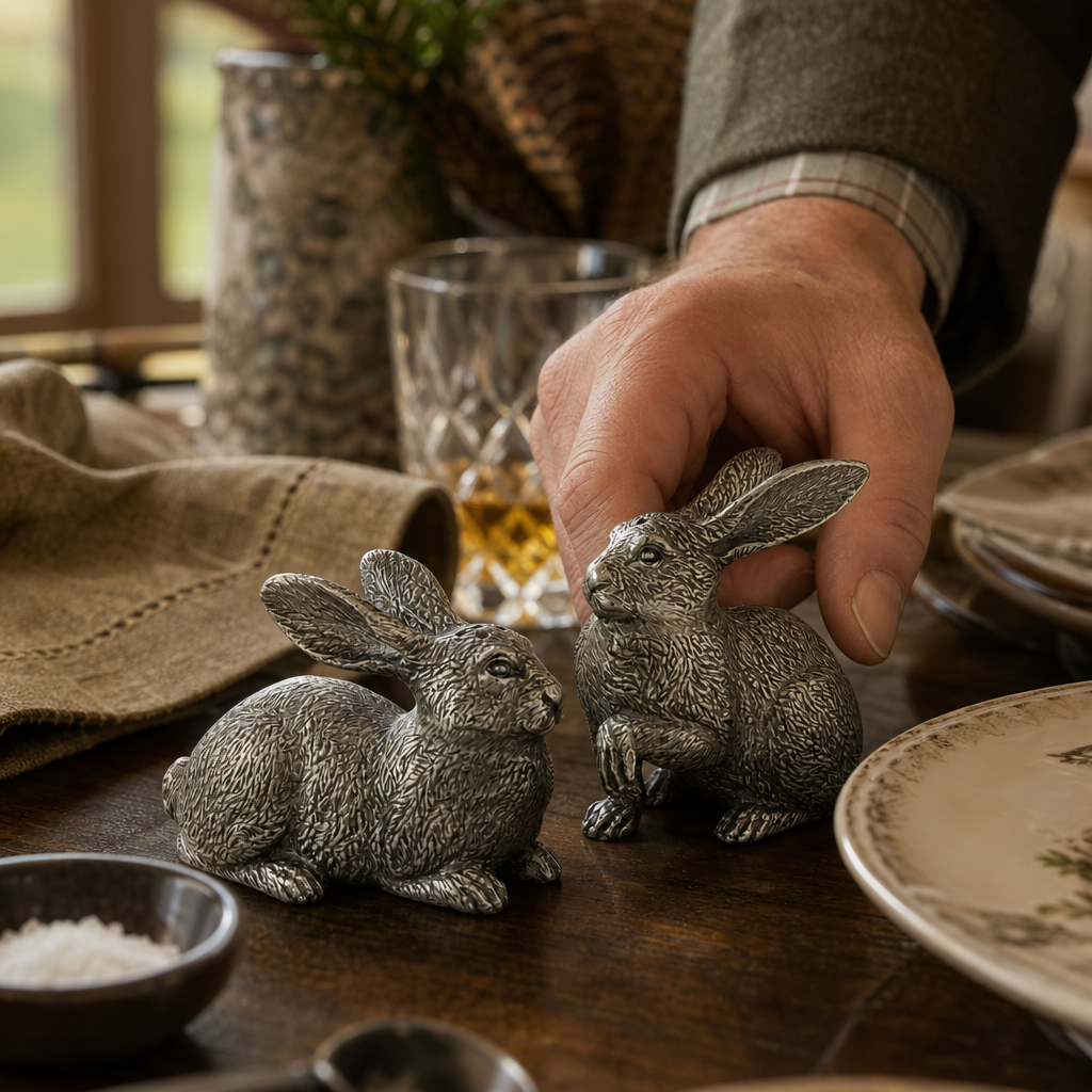Wild Hare Salt and Pepper Set 5