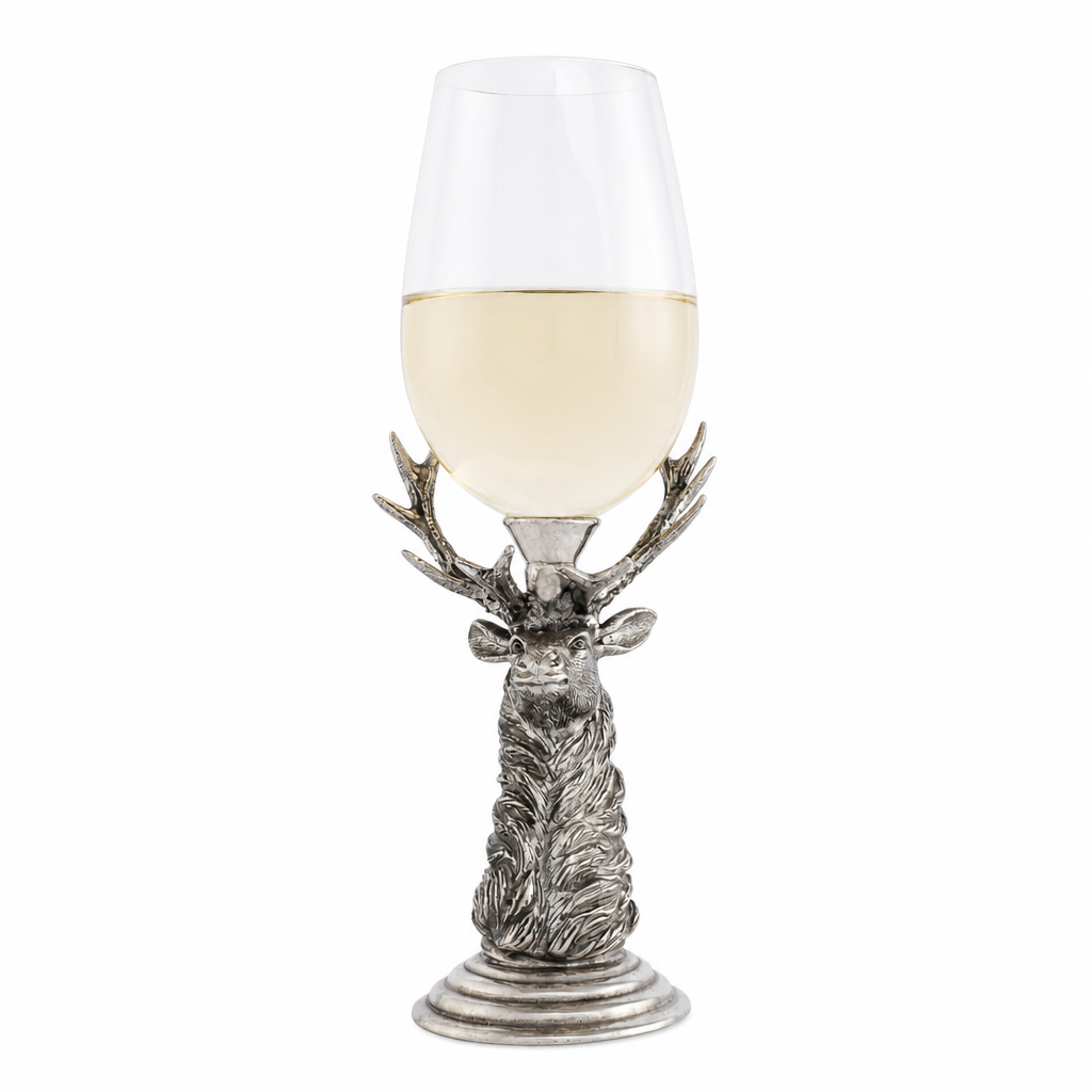 Pewter Elk Stemware 1