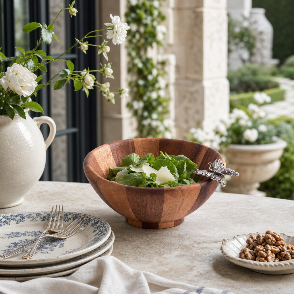 Butterfly Salad Bowl Small 5