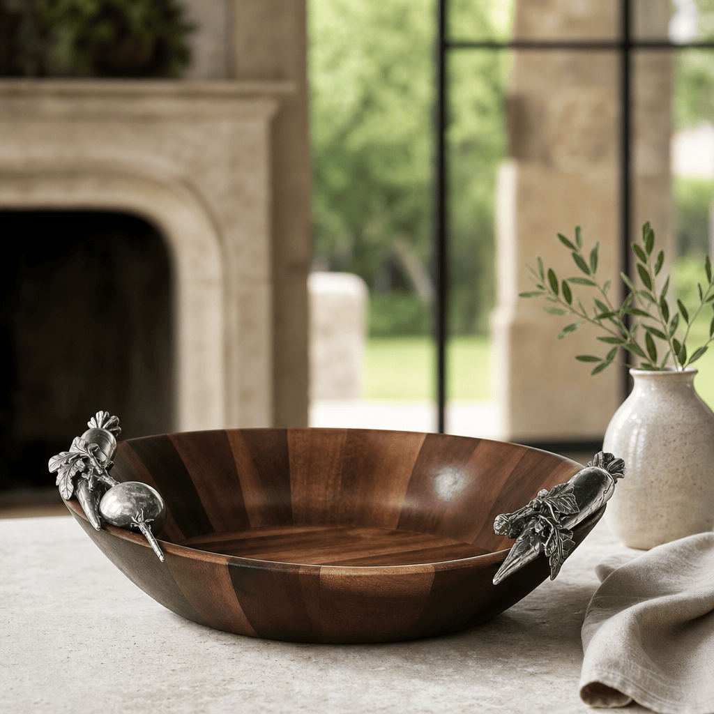 Garden Veggie Salad Serving Bowl 4