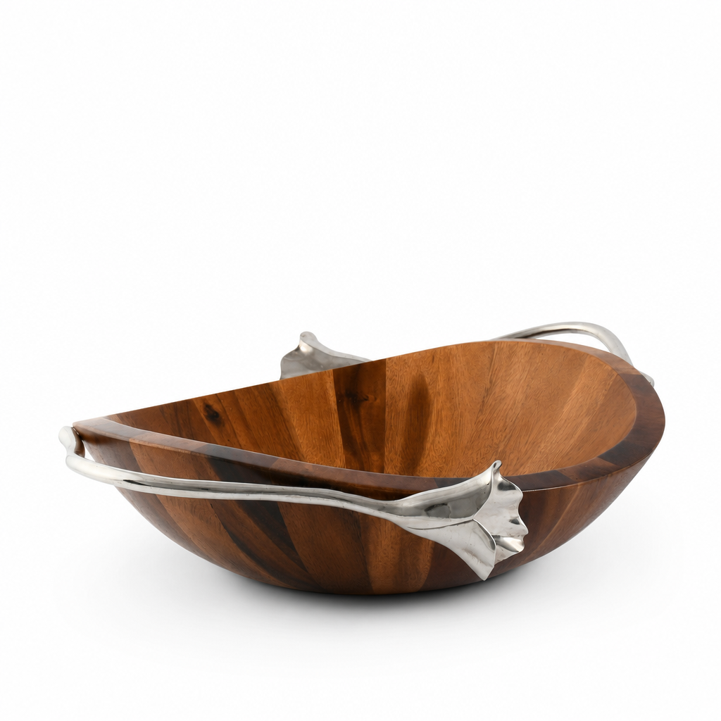 Lily Wood Salad Bowl 10