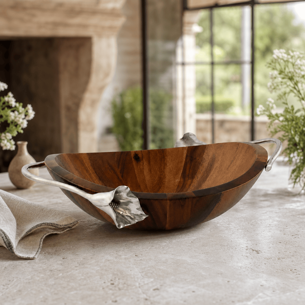 Lily Wood Salad Bowl 2