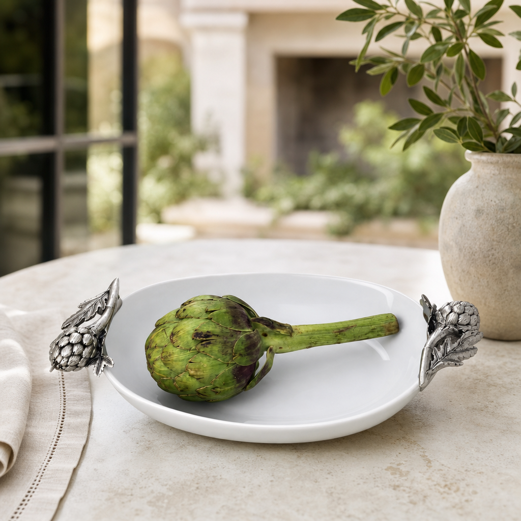 Artichoke Stoneware Serving Dish 4